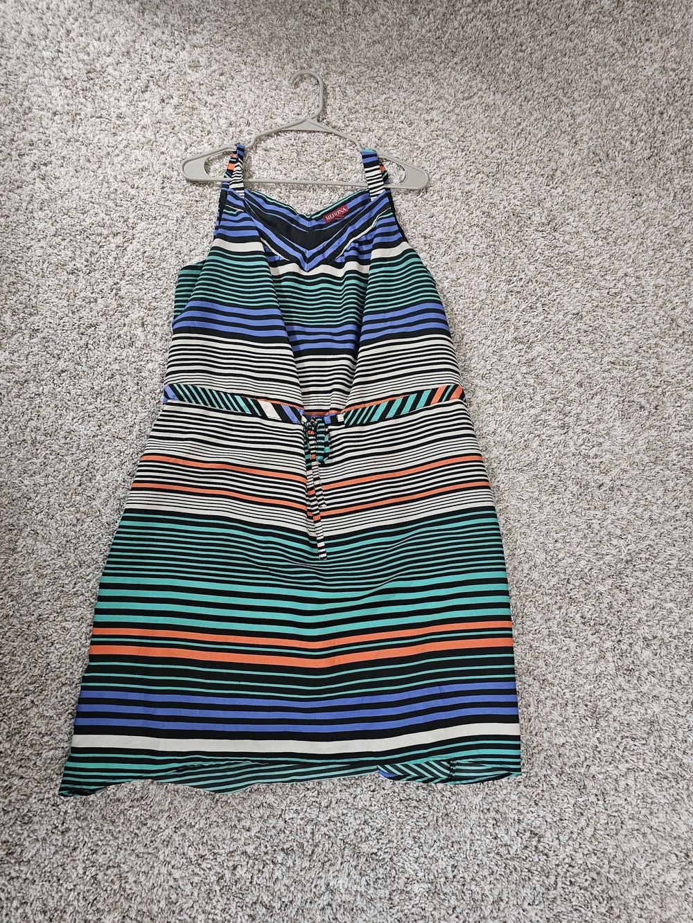 Striped Multi-Color Womens Dress